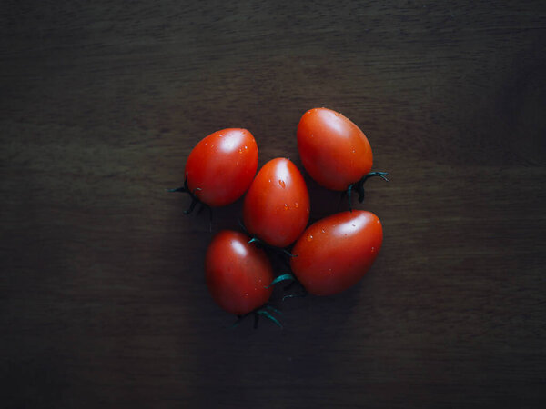 Fresh organic vegetable cherry tomatoes