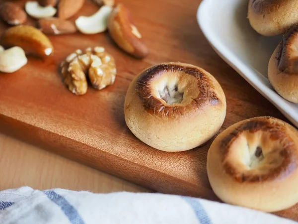 Comida Coreana Red Beanbread Gyeongju Bread — Foto de Stock