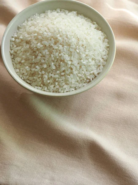 Asiatischer Bio Weißer Reis — Stockfoto
