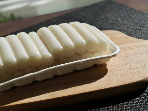 Koreanisches Essen Gebratener Reiskuchen Tteok Bokki — Stockfoto