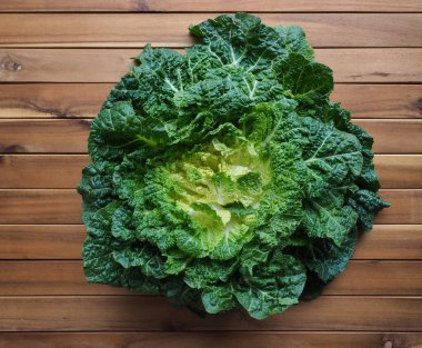 Kore taze organik sebze lahanası