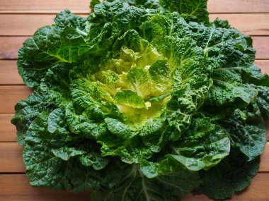 Kore taze organik sebze lahanası