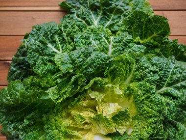 Kore taze organik sebze lahanası