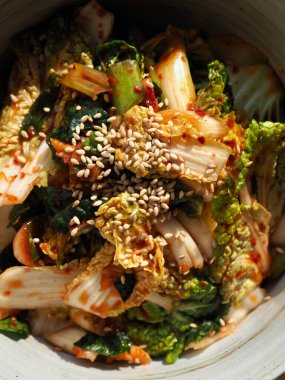 Kore geleneksel lahana turşusu.