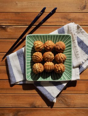 Kore geleneksel ceviz çerezi