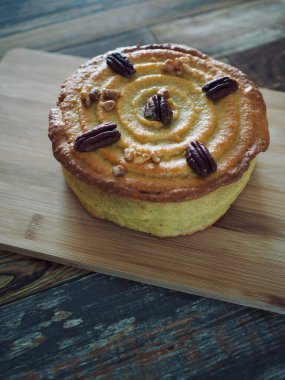 Cevizli kek, yiyecek, kahverengi, ekmek