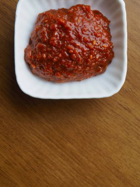 Kore Geleneksel Kaynakları Ssamjang, baharatlı soya sosu