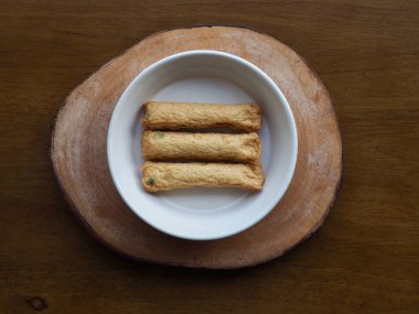 Asya yemeği balık keki, balık ezmesi, eomuk, odeng.