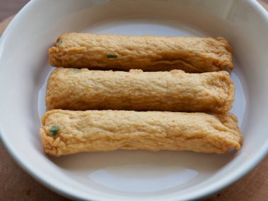 Asya yemeği balık keki, balık ezmesi, eomuk, odeng.