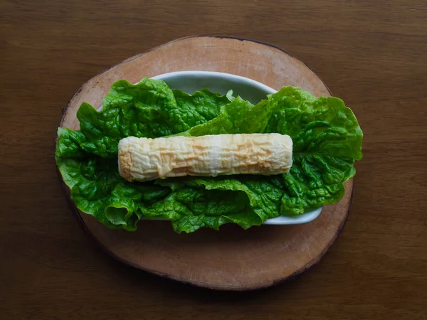 Comida Asiática Bolo Peixe Pasta Peixe Eomuk Odeng — Fotografia de Stock