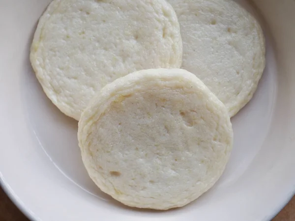 Comida Asiática Bolo Peixe Pasta Peixe Eomuk Odeng — Fotografia de Stock