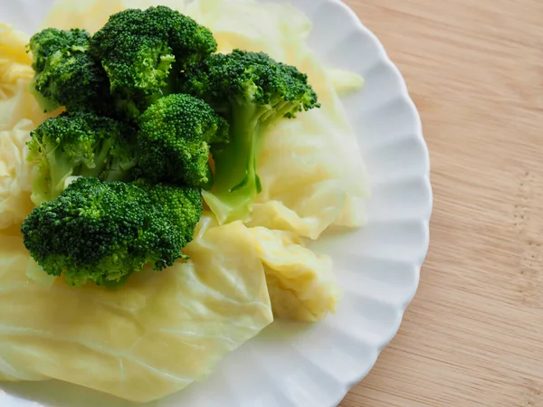 Fresh Organic Vegetables Green Broccoli Cabbage — Stock Photo, Image