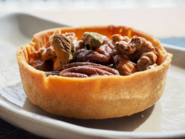 Cevizli turta, yemek, kahverengi, fındık, çerez