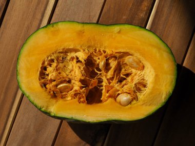 Taze organik sebze tatlı balkabağı