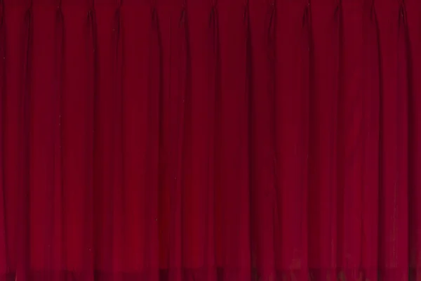 Red Movie Theatre Curtain Some Smooth Lines — Stock Photo, Image
