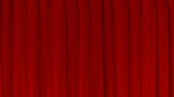 赤い映画や劇場の幕の中に滑らかな線があり — ストック写真