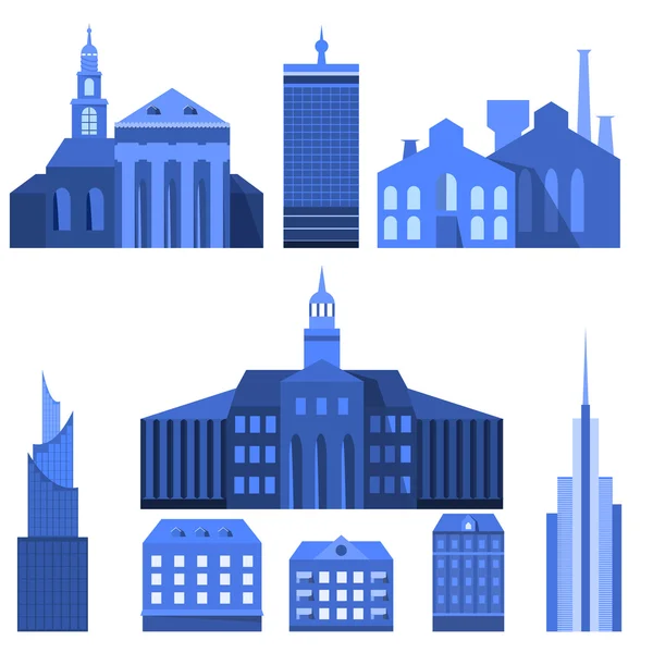 Avrupa düz Şehir öğeleri