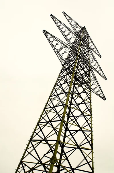 High Power Pole Sky — Stock Photo, Image