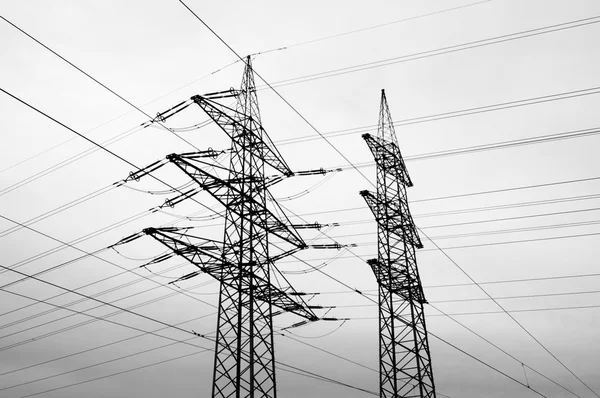 A Energia da Torre Elétrica — Fotografia de Stock