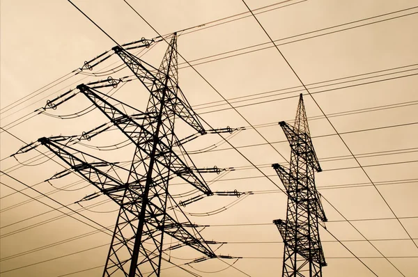 A Energia da Torre Elétrica — Fotografia de Stock