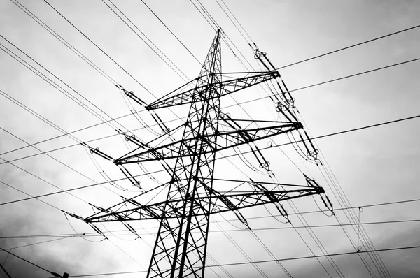 Энергия электрической башни — стоковое фото