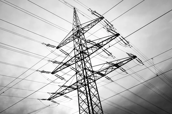 Энергия электрической башни — стоковое фото