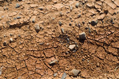 erozyona uğramış kırık dünya