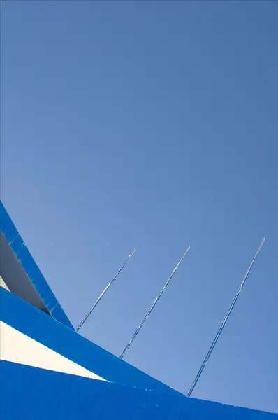 Dach z anteny — Zdjęcie stockowe