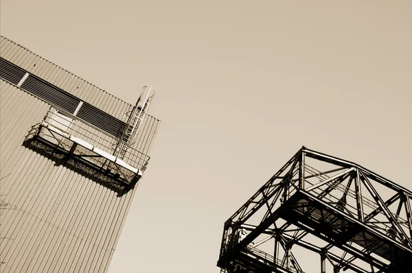 Een Oude Verlaten Verlaten Industriële Fabriek — Stockfoto