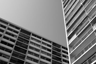 Yüksek katlı bina inşaatında sosyal konut