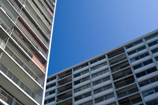 Mieszkalnictwo Socjalne Budownictwie Wieżowców — Zdjęcie stockowe