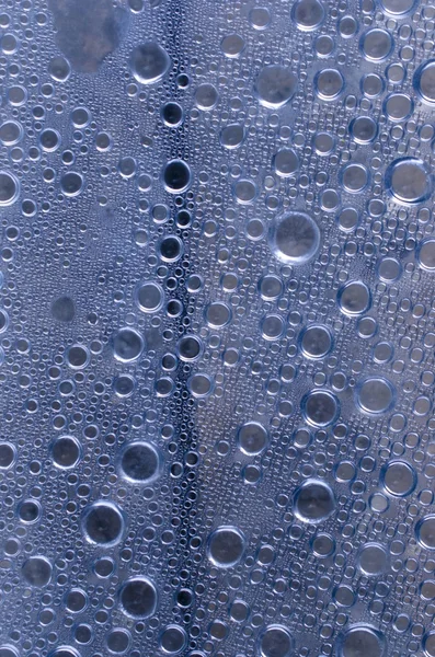 Liquid drops on a window — Stock Photo, Image