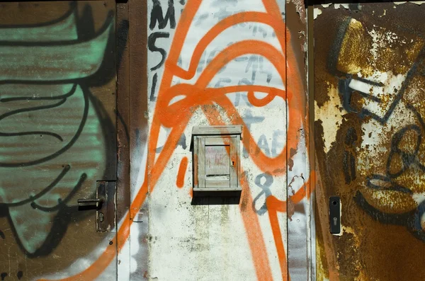 Sokak sanatı graffiti — Stok fotoğraf