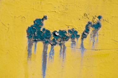 Çelik yüzey yıpranmış