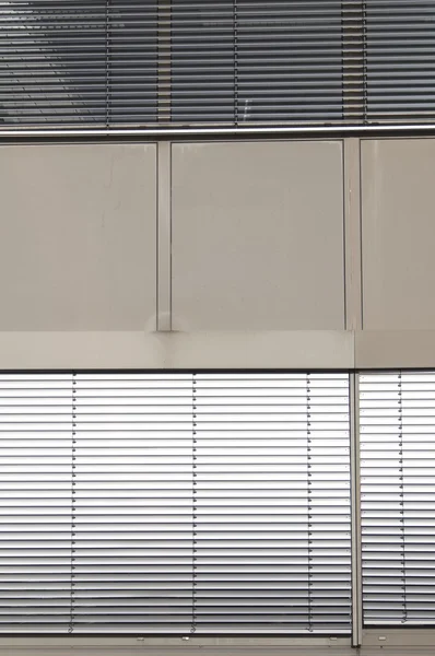 White metal roller door shutter background — Stock Photo, Image