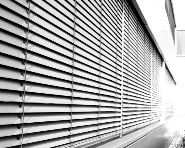 White metal roller door shutter background — Stock Photo, Image