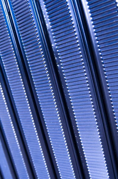 Cooling Fins as background — Stockfoto