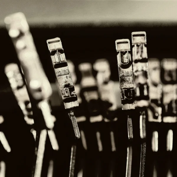 Chiavi della macchina da scrivere — Foto Stock