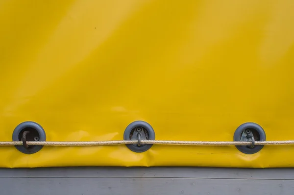 Toile plastique jaune — Photo