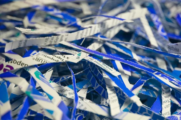 Shredded color paper — Stock Photo, Image