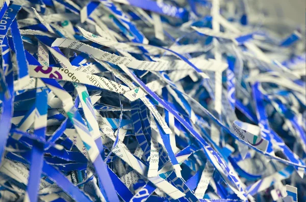 Shredded color paper — Stock Photo, Image