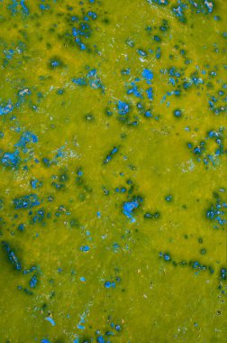 Yeşil kat ahşap boyalı