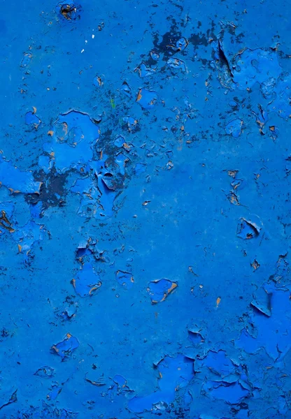 Blau lackiertes Holz — Stockfoto