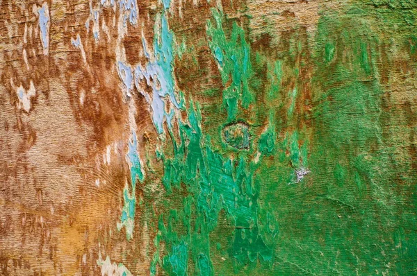 Madera pintada verde — Foto de Stock