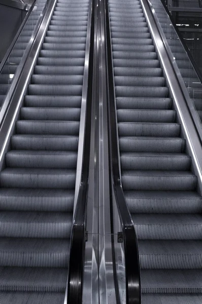 Two Moving Stairways — Stock Photo, Image