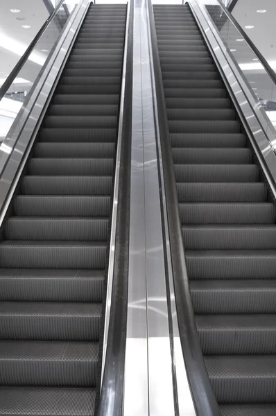 Two Moving Stairways — Stock Photo, Image