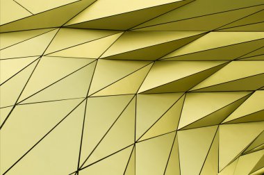 geometric metallic tiles