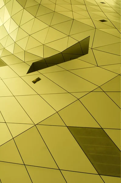 Geometric metallic tiles — Stockfoto