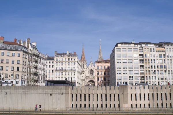 Zobacz panoramę miasta Lyon — Zdjęcie stockowe