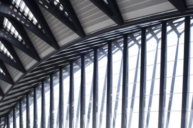 Futuristic steel construction